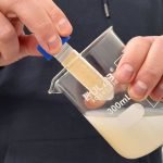 How to use a dipslide test kit – allow excess coolant to drip off