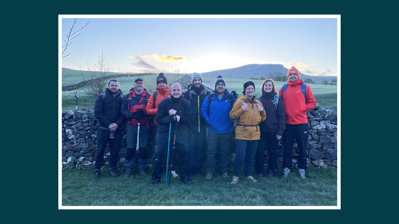 All set for the Yorkshire 3 Peak Challenge