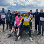 Team Pennine at the Summit of Ingleborough